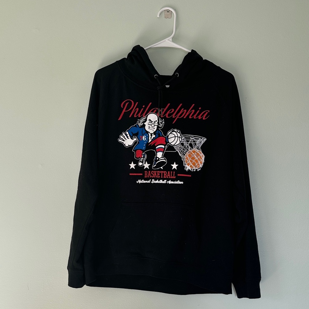 Philadelphia Sixers Basketball Black Hoodie